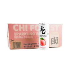 Genki Forest Ingredients Brands|Chinese Ingredients^24x Peach Flavour Sparkling Water, 330ml