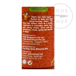 Yeo's Ingredients Brands|Southeast Asian Ingredients^Hot Chilli Sauce, 300ml