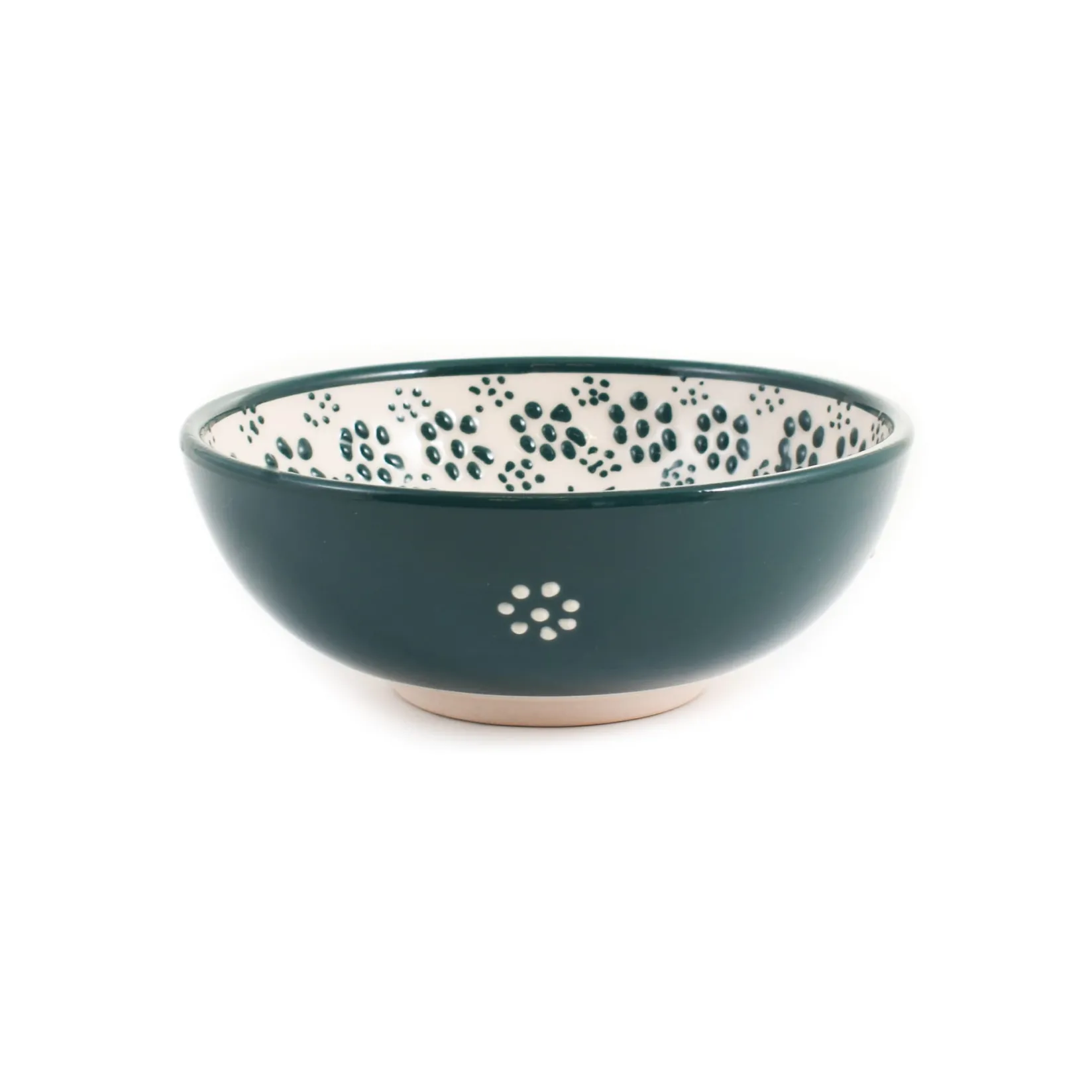El Boyali Seramikler Tableware Brands|Crockery & Dinnerware^Yesil Ve Beyaz Boyali Cereal Bowl, 15.5cm