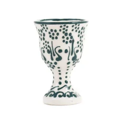 El Boyali Seramikler Tableware Brands^Yesil Ve Beyaz Boyali Egg Cup