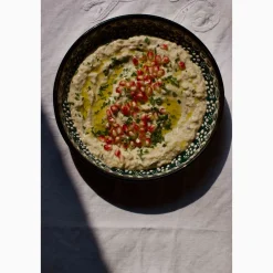 El Boyali Seramikler Tableware Brands|Crockery & Dinnerware^Yesil Ve Beyaz Boyali Shallow Bowl, 20.5cm