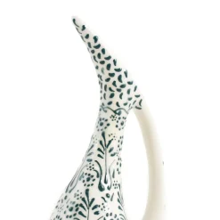 El Boyali Seramikler Tableware Brands|Jugs & Bottles^Yesil Ve Beyaz Boyali Tall Jug, 385ml