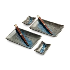 Kiji Stoneware & Ceramics Japanese Ingredients|Plates^Yonaka Sushi Serving Set
