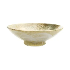 Kiji Stoneware & Ceramics Japanese Ingredients|Japanese Tableware^Yukishino Shallow Bowl, 24.5cm